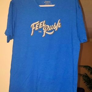 Mens size XL fuzeX Rush ASICS promo shirt NWOT NEW